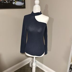 Sexy BEBE Choker Long-sleeve shirt